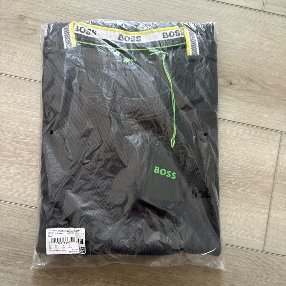 Hugo Boss Embroidered Tshirt in Cotton Pique